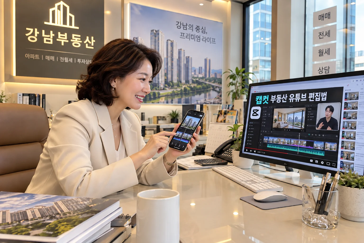 캡컷으로 부동산 유튜브 편집